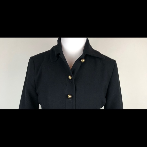 Cabi Sz 4 Abbott Peplum Blazer Jacket 3/4 Sleeves - Picture 2 of 7